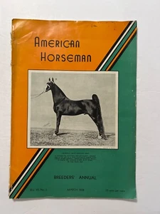 American Horseman Magazin März 1938 - Bild 1 von 9