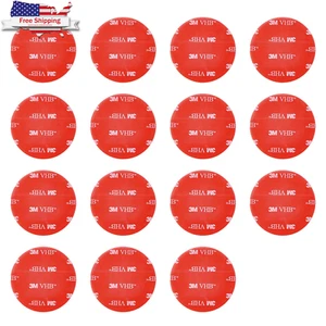 15 PCS round Double Sided Tape Heavy Duty(Diameter 2In), 3M VHB Mounting Tape Pa - Picture 1 of 5