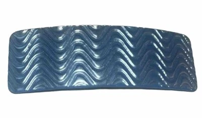 Clip de pelo de colección años 90 azul ondulado perlado Lucite perla accesorio de plástico Foto 1 de 3