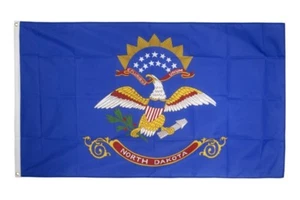 Fahne USA North Dakota Flagge amerikanische Hissflagge 90x150cm - Bild 1 von 1