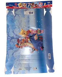 Winnie Pooh & Friends Foldout Gift Box Disney NEW Cardboard Onepiece Christmas 3 - Picture 1 of 7