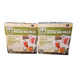2x | Vacuum Sealer Bags | 8X22 Rolls | 3 Pack | Food Saver, Seal a Meal, Weston - Picture 1 of 4