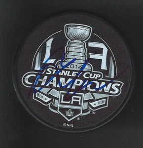 Marian Gaborik Signed Los Angles Kings 2014 Stanley Cup Champions Puck LA - Picture 1 of 1