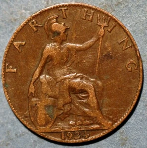Great Britain Farthing 1924 KM# 808.2 - Picture 1 of 2