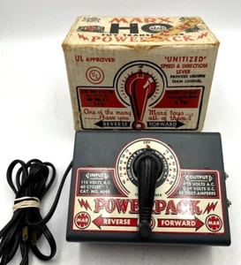 MARX POWER PACK No. 6049 60-WATT HO TRANSFORMER- TESTED - Picture 1 of 8