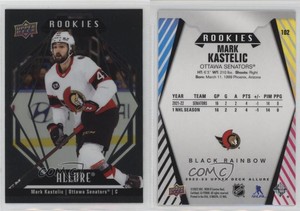 2022-23 Upper Deck Allure Rookies Black Rainbow Mark Kastelic #102 Rookie RC