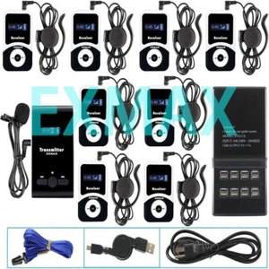 EXMAX Sistema Guida Turistica Wireless Chiesa Traduzione Viaggio 1T8R+ Stazione di Ricarica - Foto 1 di 8