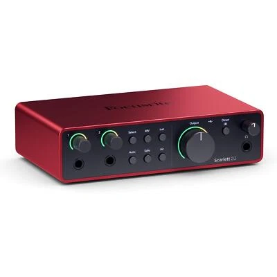 Focusrite Scarlett 2i2 (4th Gen) USB Audio Recording Interface for Mac/Windows - Image 1 of 4