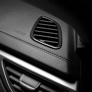 Carbon Fiber ABS Front Side Air Condition Vent Outlet Cover Trim For Genesis G70 - Picture 1 of 8
