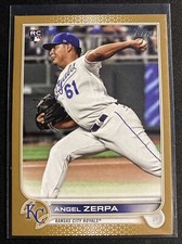 2022 Topps #559 Angel Zerpa RC Gold SP #/2022 Kansas City Royals
