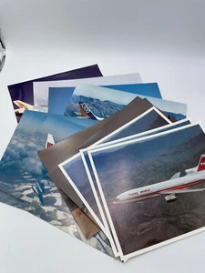 Lot 10 Vintage Airline Aircraft Jet Airplane Pictures Some Duplicates as Shown - Picture 1 of 8