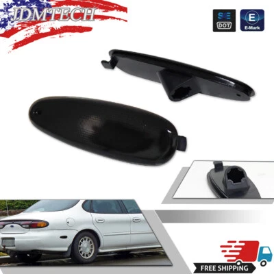 Carcasas de luz de señalización lateral de parachoques trasero de humo para Ford Taurus Mercury Sable 96-99 Foto 1 de 4