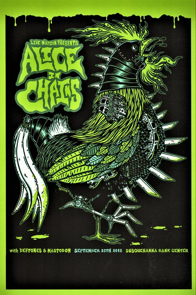 Alice in Chains Poster Cardstock Concert Poster - 12" x 18" - Image 1 of 1
