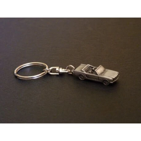 Porte-clés Ford Mustang Cabriolet 1964-68, en étain - Photo 1/1