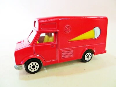 MAJORETTE 224-259 'FOURGON ICE-CREAM VAN' VERMELHO. 1:67. SUPERB. VINTAGE. ORIGINAL. - Imagem 1 de 4
