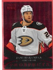 2020-21 Metal Universe Skybox Prem Prospects Star Rubies #PP33 Jani Hakanpaa /50