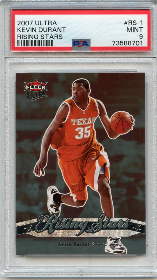 Fleer Ultra #rs-1 2007-08 Kevin Durant "Rising Stars" Rookie RC - PSA 9 (88701) Foto 1 de 1