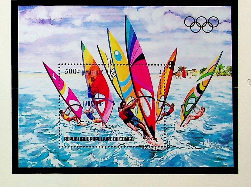 CONGO Sc C336NH SOUVENIR SHEET OF 1984 - OLYMPICS - Sc$5 - (AA23) - Image 1 of 1