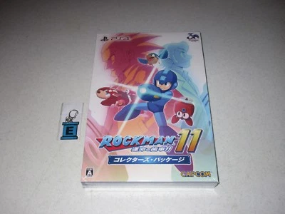 Rockman 11 Fate of Destiny! Collector's Package PS4 w/ Metal Key Holder Import - Image 1 of 4