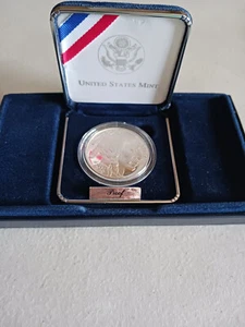 2001 P $1 American Buffalo Commemorative Silver Dollar Proof - Picture 1 of 8