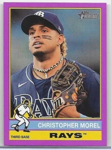 2025 Topps Heritage - Purple - Christopher Morel #299 - Picture 1 of 2