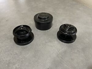 Lot of 2 Garcia Mitchell 300 301 400 401 410  Spools (L and S) Latest + 1 Case