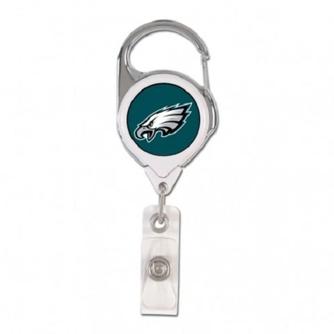 PHILADELPHIA EAGLES PREMIUM METAL RETRACTABLE ID BADGE HOLDER KEY CHAIN WINCRAFT Cover