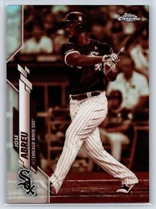 2020 Topps Chrome Jose Abreu Sepia Refractor #66 White Sox - Picture 1 of 2