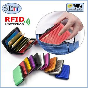 Etui carte bancaire Porte Carte portefeuille rigide carte de crédit RFID
