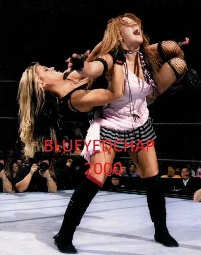 FOTO DE LUCHA LIBRE ASHLEY MASSARO VS MICKIE JAMES CHICA LUCHADORA 8 X 10 WWF Foto 1 de 1