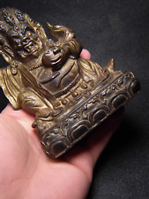 Qing Dynasty brass with black Qing local with red color