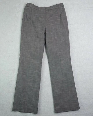 Vtg Larry Levine For Dress Barn Pants Women's 10 Gray Straight Leg Hook & Eye - Image 1 of 4