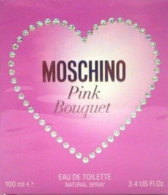 MOSCHINO PINK BOUQUET Eau De Toilette Spray PARA MUJERES 3.4 OZ / 100 ml ¡NUEVO! Foto 1 de 4