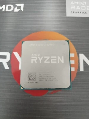 AMD Ryzen 3 2200G Processeur (3,5 GHz, 4 Cœurs, Socket AM4) avec ventirad - Photo 1/3