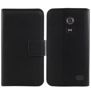 Flip Genuine Real Leather Case Phone Cover TPU Case For Doro 8030 / 8031 / 8028 - Picture 1 of 9