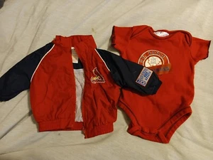 St. Louis Cardinals Jacket and Baby one piece 6-9M - Picture 1 of 4