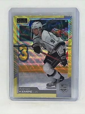 Los Angeles Kings - Adrian Kempe - 20/21 OPC Platinum - Neon Yellow Surge - #58 - Image 1 of 2