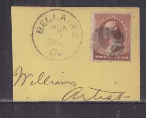 BELLAIRE, OHIO, c1890 piece, 2c. Brown. - Picture 1 of 1