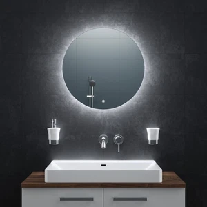 Badspiegel Rund Badezimmerspiegel Beleuchtung LED Antibeschlag Ø 50/60/70/80cm - Bild 1 von 16