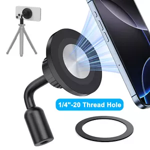 360° Magnetic Phone Tripod Mount Holder Selfie Stick Adapter Bracket for Magsafe - Picture 1 of 7