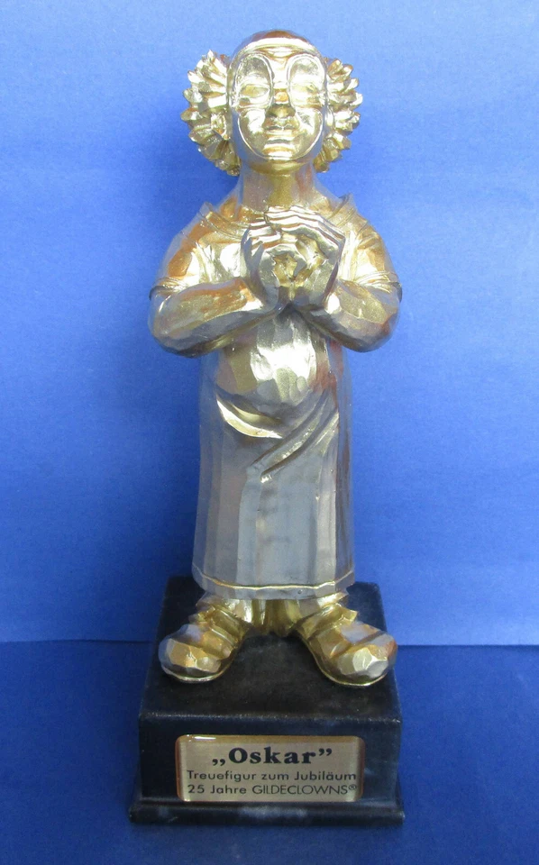 Gilde Clown 10200 Golden Oskar Jubiläumsfigur 2015 Limitiert H ca. 17 5 cm
