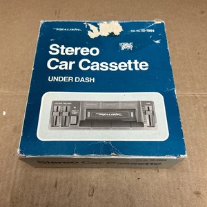 Realistic Car Cassette Stereo under dash Cat. Nr. 12-1984 neu mit Kabeln - Bild 1 von 13