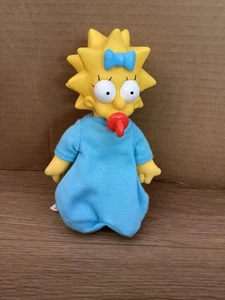 Vintage 1990 Matt Groening the Simpsons Maggie 20th Century Fox plush 7” - Picture 1 of 3