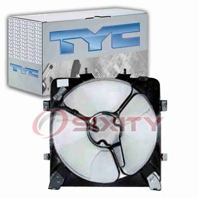 Conjunto de ventilador condensador TYC AC para Honda Civic del Sol 1993-1997 calefacción aire ks Foto 1 de 4