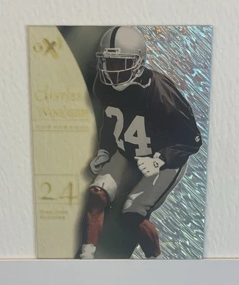 1998 Skybox E-X2001 Charles Woodson Rookie RC #58 Mint - Image 1 of 4