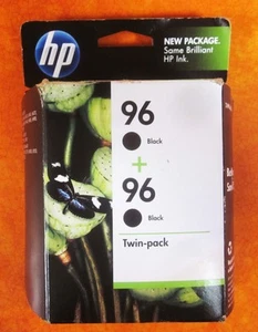 Wkład atramentowy HP 96 Twin Pack - 96 + 96 czarny - oryginalny - zapieczętowany - Zdjęcie 1 z 1
