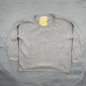 Piña Rosa 100% Cachemira Cuello Redondo Gris Para Mujer M Lujo Dinero Antiguo Neutro - Imagen 1 de 11