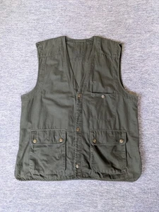 ELCH AUSTRIA LODEN MEN'S VEST SZ 58 XL SNAPS EXTRA LARGE HUNTING GREEN - Picture 1 of 8
