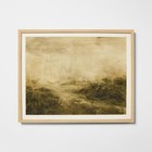 24"x30" Abstract Green Tone Landscape Wall Art - Threshold designed with Studio