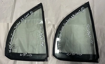 Оригинальное правостороннее заднее вентиляционное стекло для Honda Civic VII LHD BERLINA 2001-2005 годов выпуска - Изображение 1 из 4